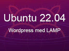 WordPress på Ubuntu 22.04 med LAMP